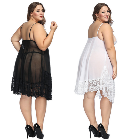 Plus Size Lace Sleepwear