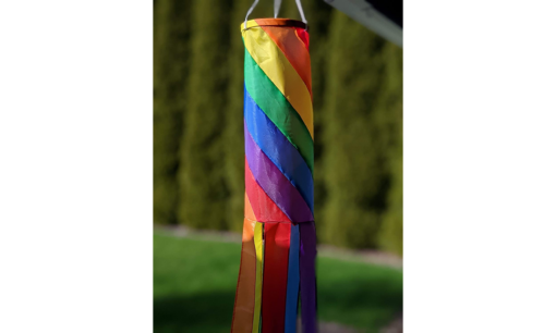 One, Two or Four Rainbow Windsock Flag - Image 5