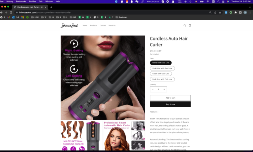 Cordless Auto Hair Curle - Image 4