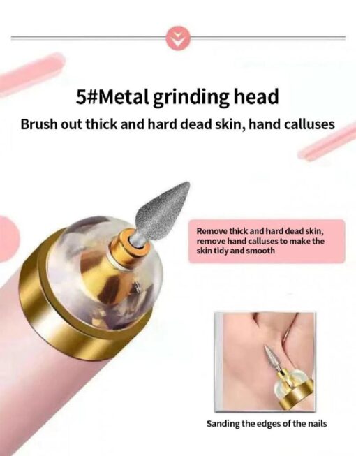 Professional Manicure Nails LED Portable Grinder - Image 2