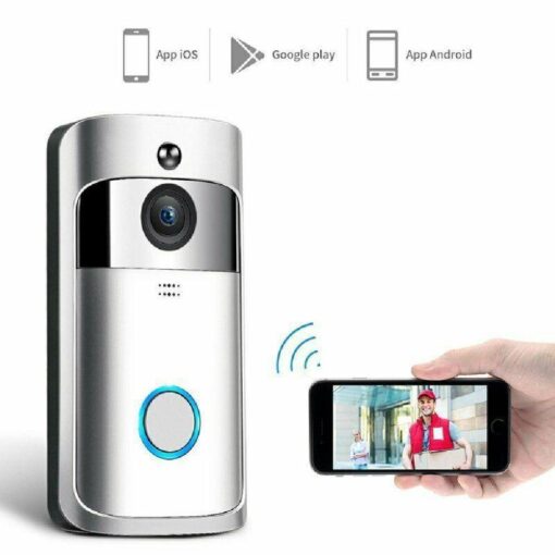 Wi-Fi Video Smart Doorbell with batteries and optional Chime - - Image 8