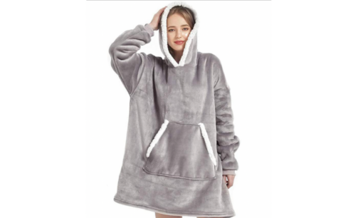 Super Soft Fleece Oversized Hoodie Blanket - 5 Colours - Image 2