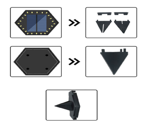 3 x Solar Powered Ground Lights - Image 3