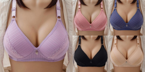 Soft Cup Gathered Adjustment Bra