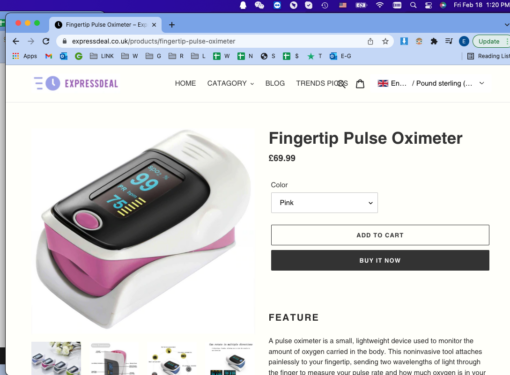 Fingertip Pulse Oximeter - Image 9