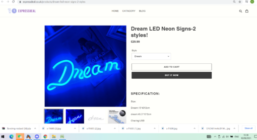 Dream LED Neon Signs 2 styles! - Image 3