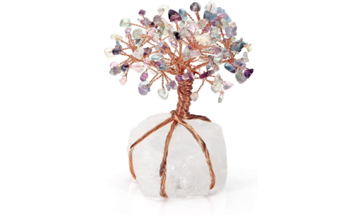 Three Styles Crystal Lucky Tree Healing Crystals Copper Money Tree Spiritual Gift - Image 14