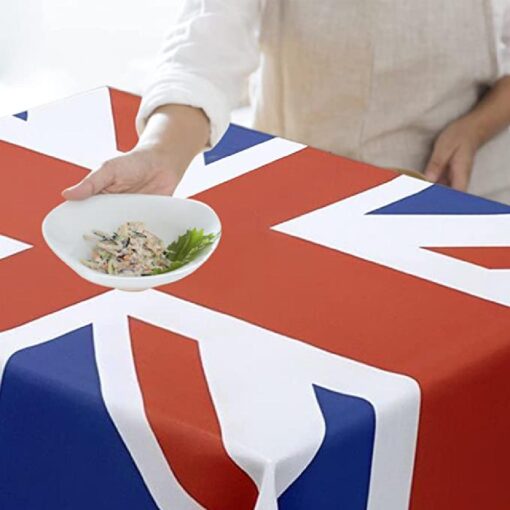 5 Sizes United Kingdom Flag British Tablecloth - Image 8