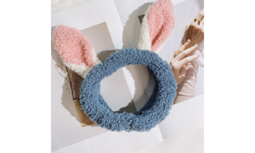 One or Two Elastic Plush Bunny Ears Headband 2022-03-09 NL - Image 8