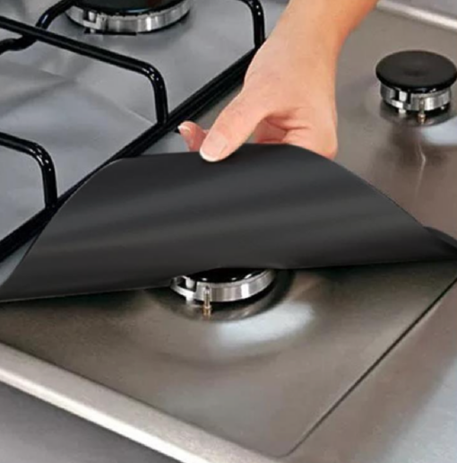 Four , Eight or Twelve Non-Stick Stove Hob Protectors - Image 4