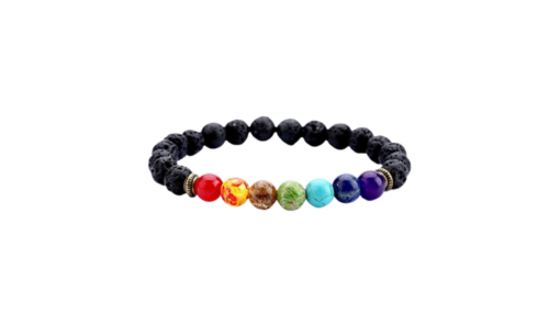 Chakra Meditating Lava Stone Bracelet - Image 10