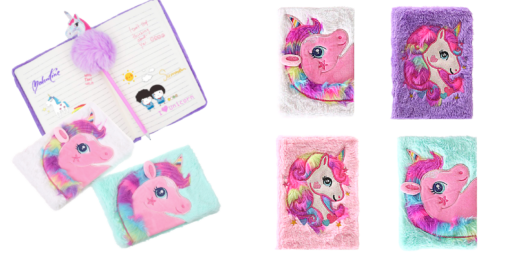 Unicorn Plush Notebook - Image 4