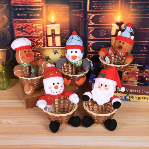 One or Five Christmas Candy Storage Basket Decoration - Image 8