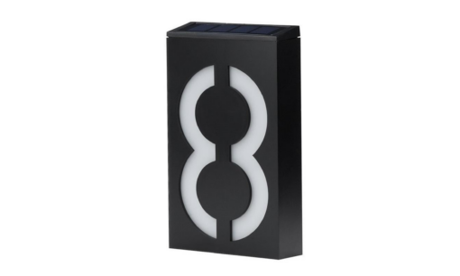 One or Two Solar LED Number Door Plaque Lamp - Image 10