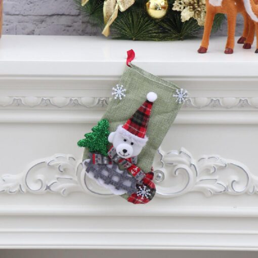 5 Styles 4pcs Christmas Stockings - Image 8