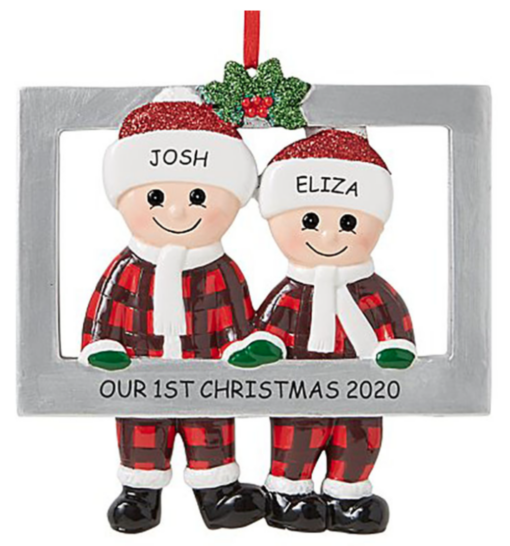 Personlised Family Photo Frame Christmas Tree Decoration - - Image 3