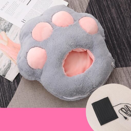 Washable Cat Paw Feet Warmers Heating Pad - Image 3