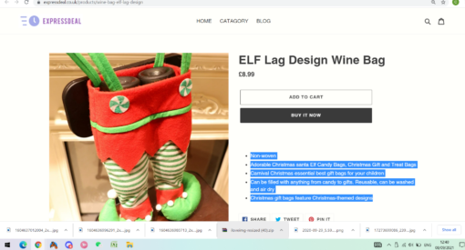 ELF Leg Wine Bag - Image 7