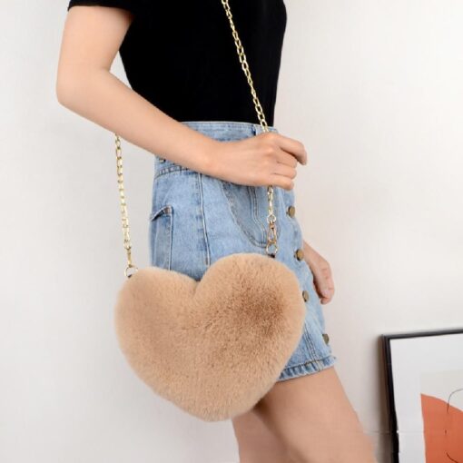 Lightweight Heart Shaped Shoulder Bag Tote Bag - Image 8