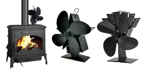 Energy Saving Stove Heat Powered Fireplace Fan - Image 15