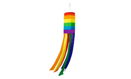 One, Two or Four Rainbow Windsock Flag - Image 10