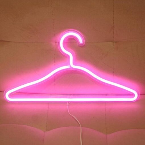 Led Neon Light Clothes Hanger - - Image 9