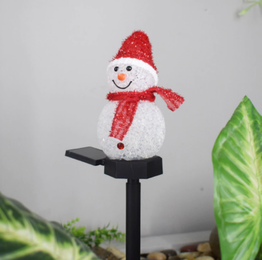 Snowman Solar Light - Image 2