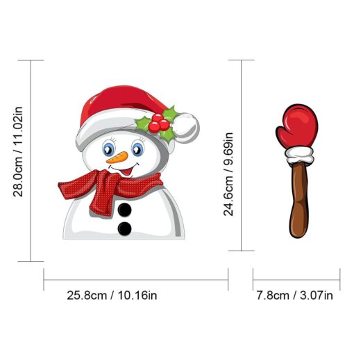 Removable Christmas Car Rear Wiper Sticker - - Image 30