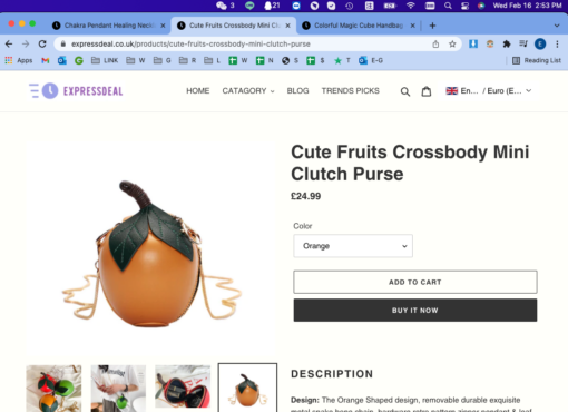 Cute Fruits Crossbody Mini Clutch Purse - Image 10