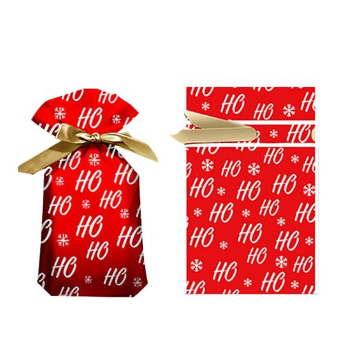 10 pcs Christmas Drawstring Gift Bag - Image 3