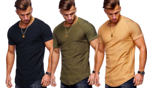 Men’s Short Sleeve Crew Neck Muscle Tee