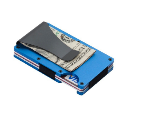 RFID Credit Card Holder with money clip - Image 7