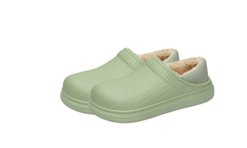 Non-Slip Rubber Slippers with Short Fleece - Image 10