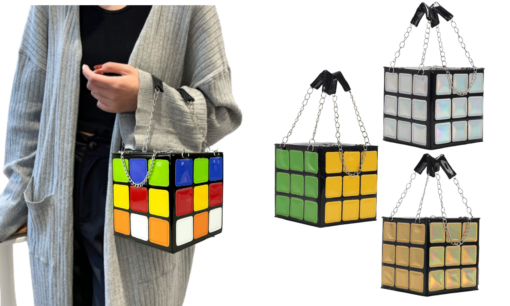 Colorful Magic Cube Handbag