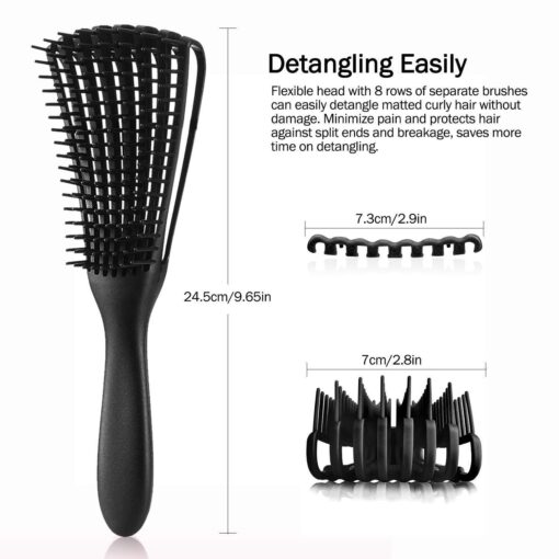 One or Two Scalp Detangling Knots Detangling Massage Comb - Image 13