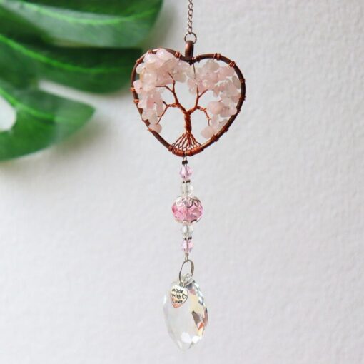 Life Pendant Heart Hanging Suncatcher - Image 8