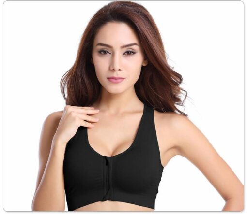 Women's Fitness Front Closure Push Up Bra - Image 2