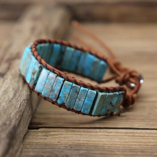 Women's Bohemian Handwoven Leather Bracelet - Image 6