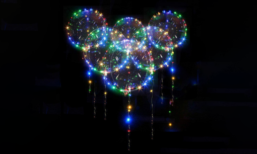 10 or 20 PCS in Pack 20 inch LED Balloon Luminous Bobo Bubble