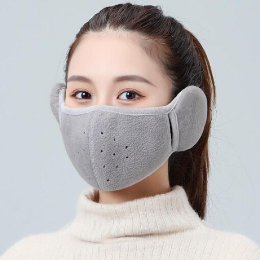 One or Two Windproof Breathable Mask with Warm Earmuff - Image 6