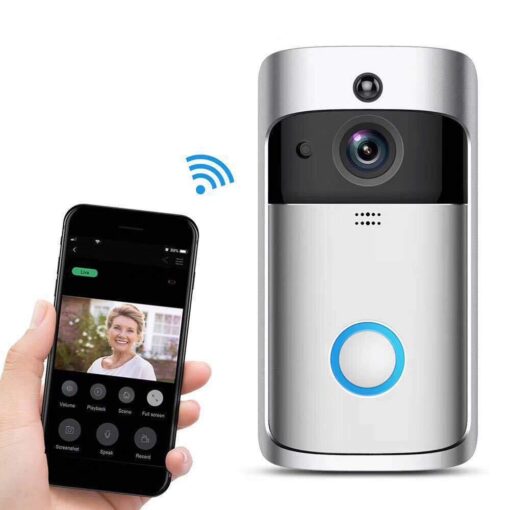 Wi-Fi Video Smart Doorbell with batteries and optional Chime - - Image 10