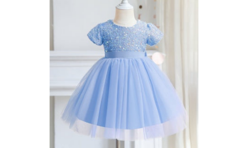 Kid's Princess Sequins Gauze Tutu Dress - Image 6