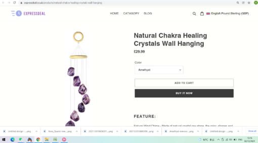 Natural Chakra Mood Healing Chime - - Image 10