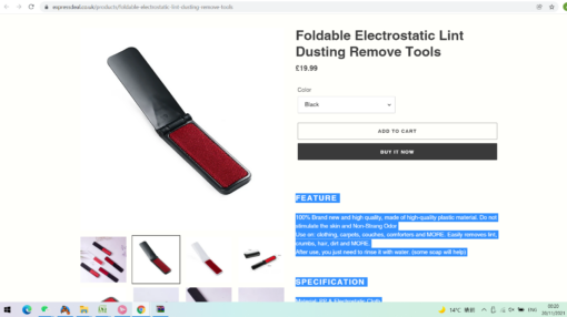 Foldable Electrostatic Lint Remover - Image 7