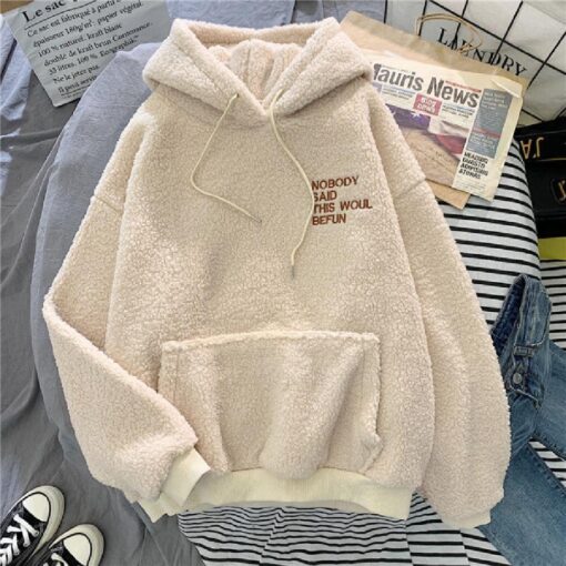 Fleece Flannel Pullover Sweatshirt - Image 5