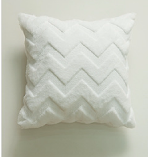 Elegant Wave Pattern Plush Pillow Cushion - Image 5