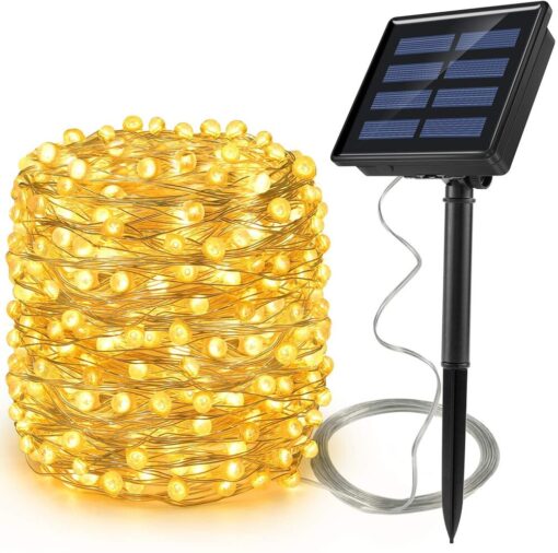 One or Two 22M 200 LED Solar String Lights - Image 2