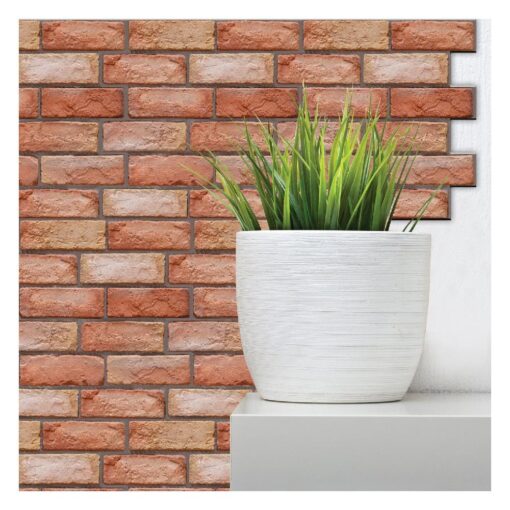 10 piece Waterproof PVC 3D Tile Brick Wall Sticker - Image 44