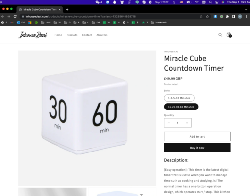 Cube Countdown Timer - Image 3