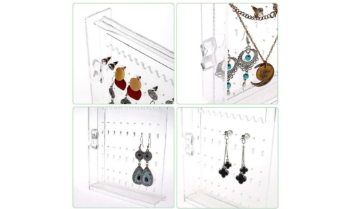 Acrylic Jewelry Earring Display Organizer - Image 4